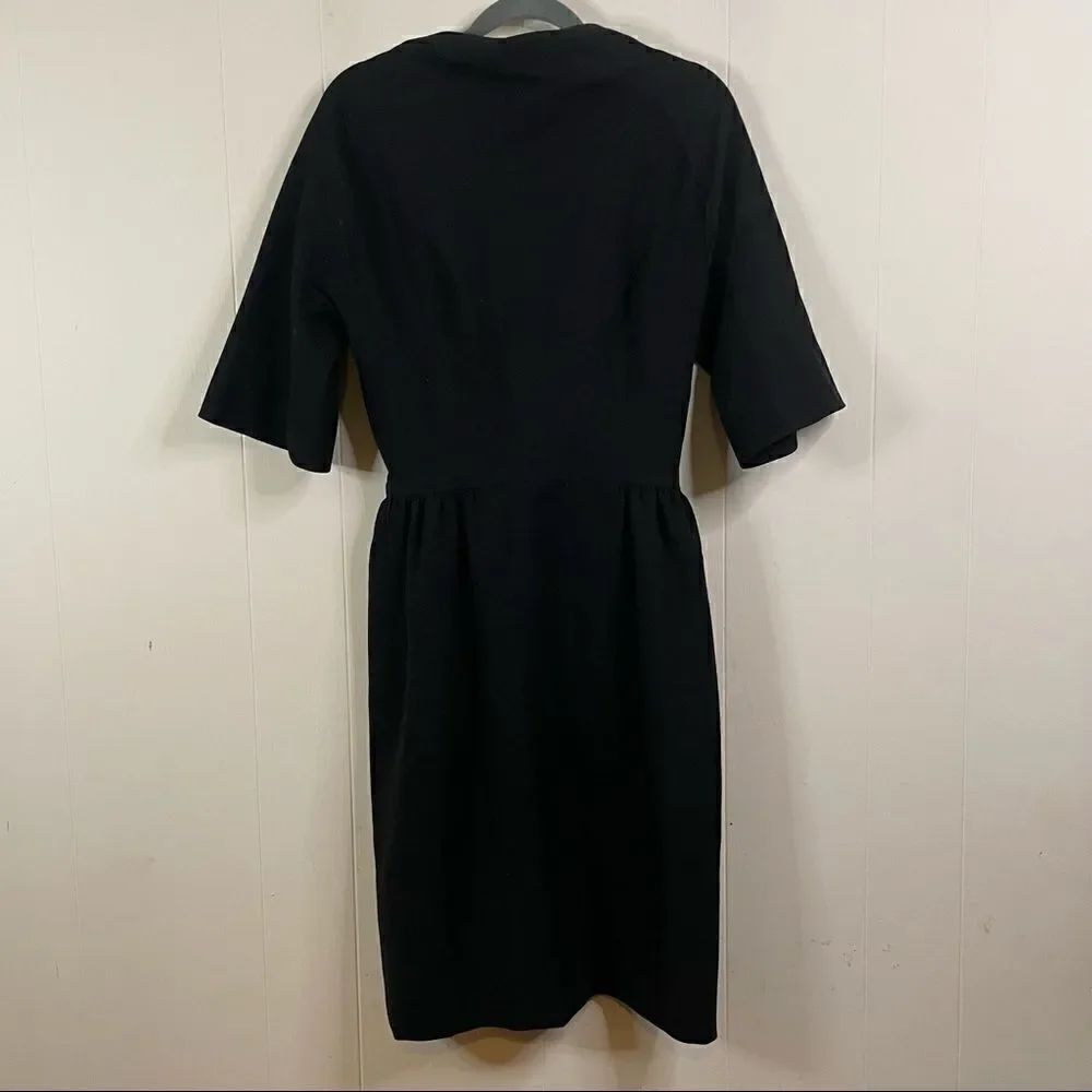 Vintage Junior Sophisticates High Neck Dress LBD